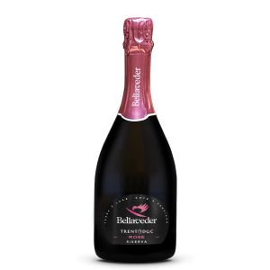 Trentodoc Brut Nature Rosé Riserva 2021 – Bellaveder